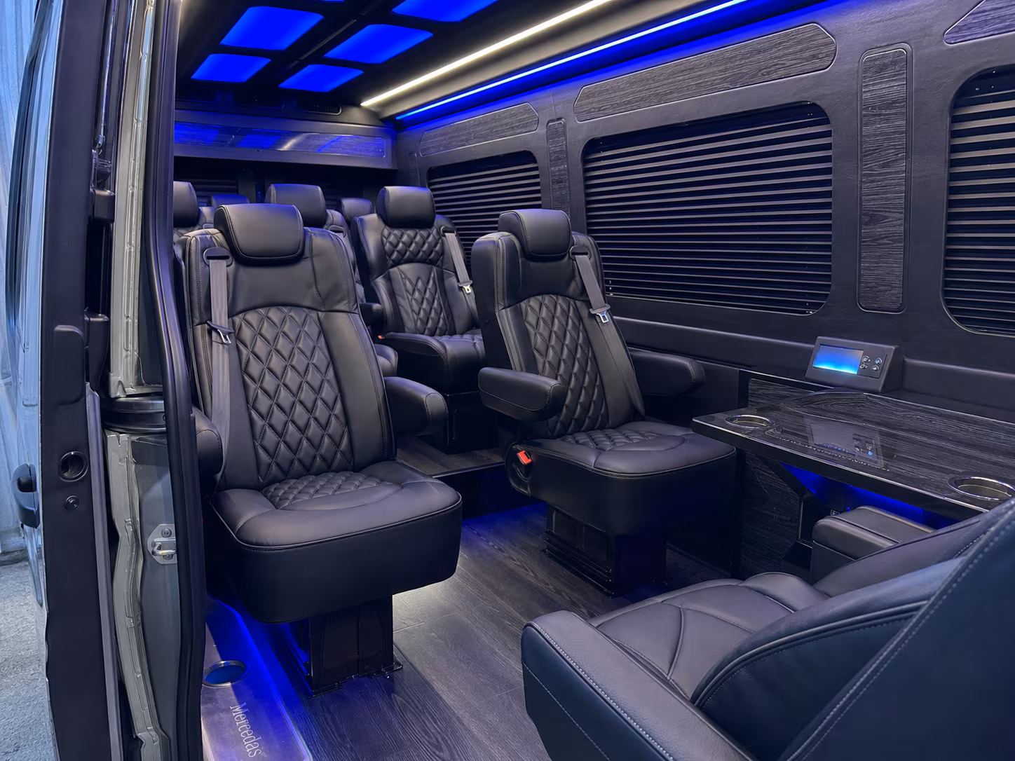sprinter van transportation for groups and events across yorba linda