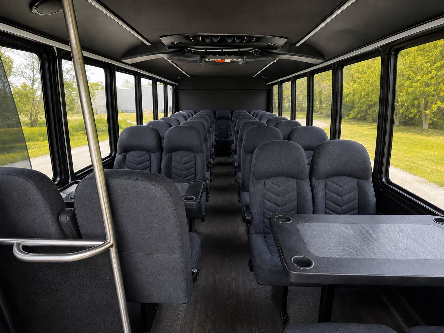 yorba linda 20 passenger minibus interior