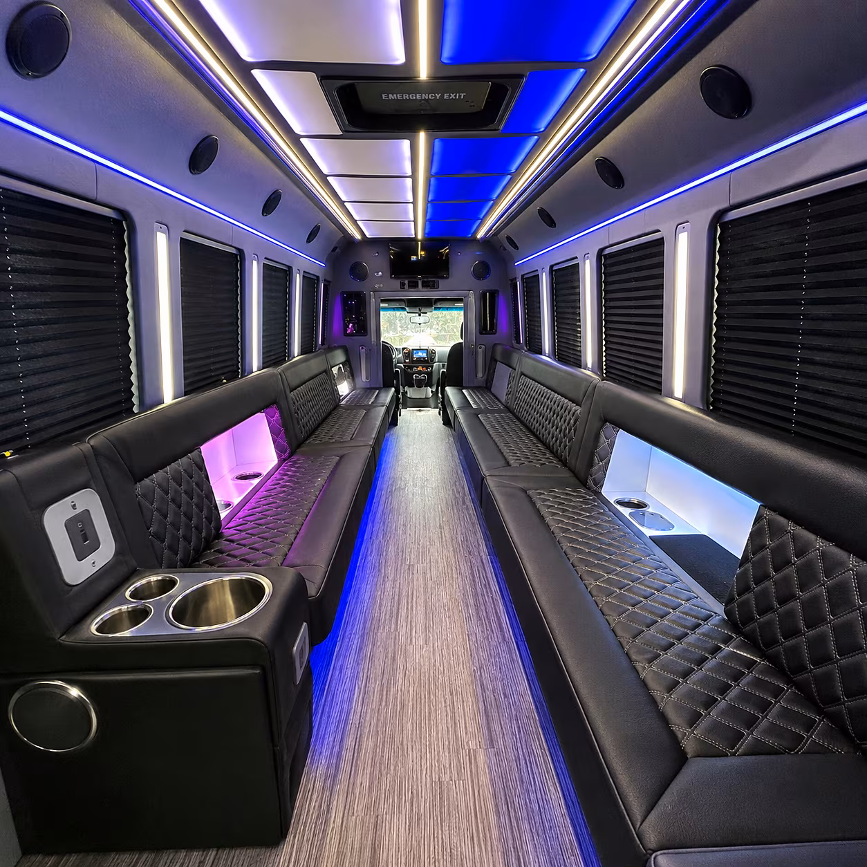 yorba linda party bus rentals inside