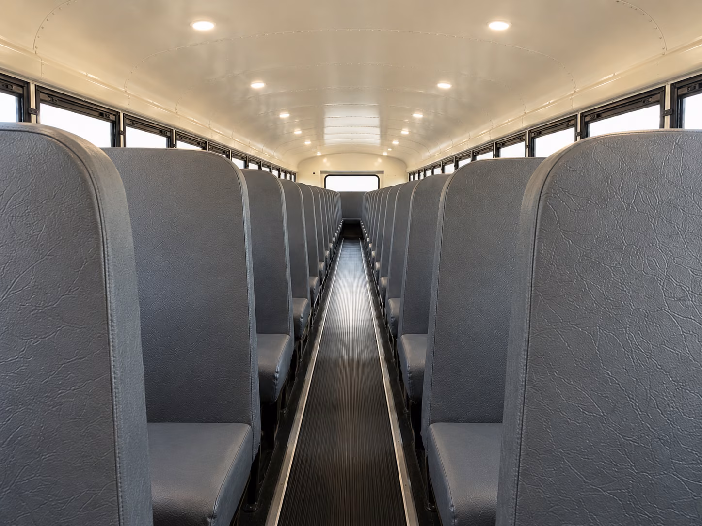 yorba linda school bus inside