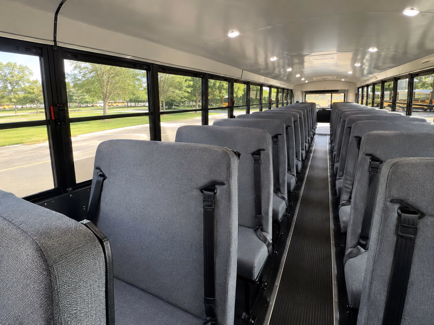 yorba linda school bus interior