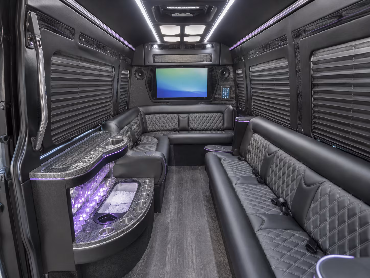 yorba linda sprinter limousine interior
