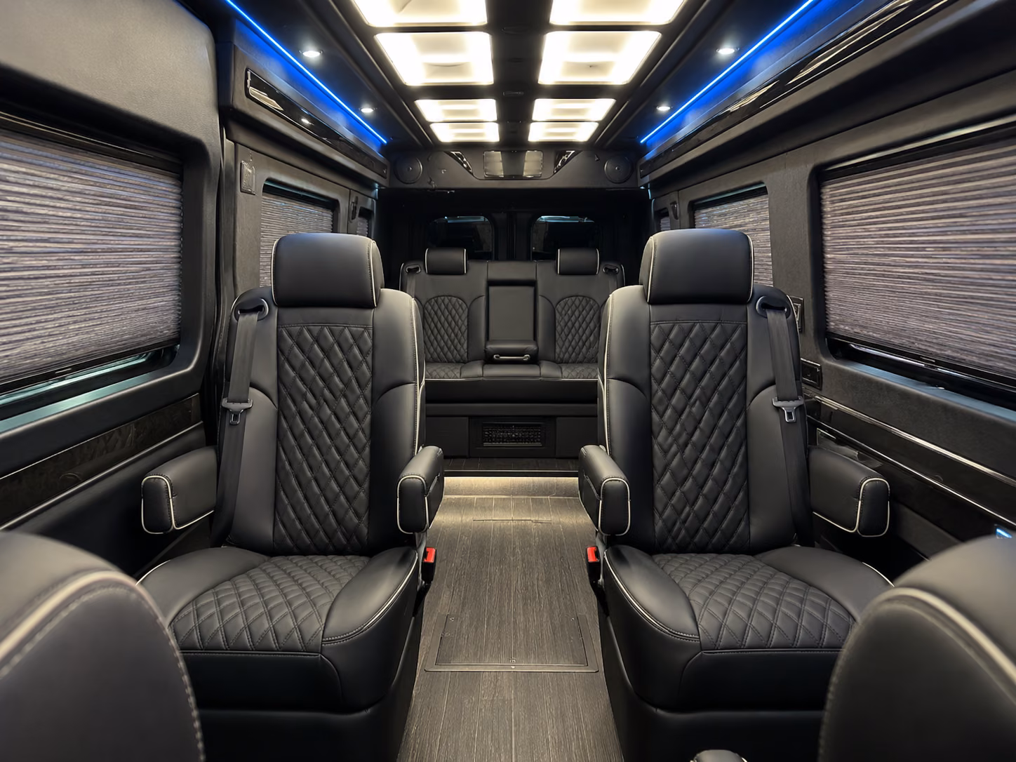 yorba linda sprinter van with driver inside