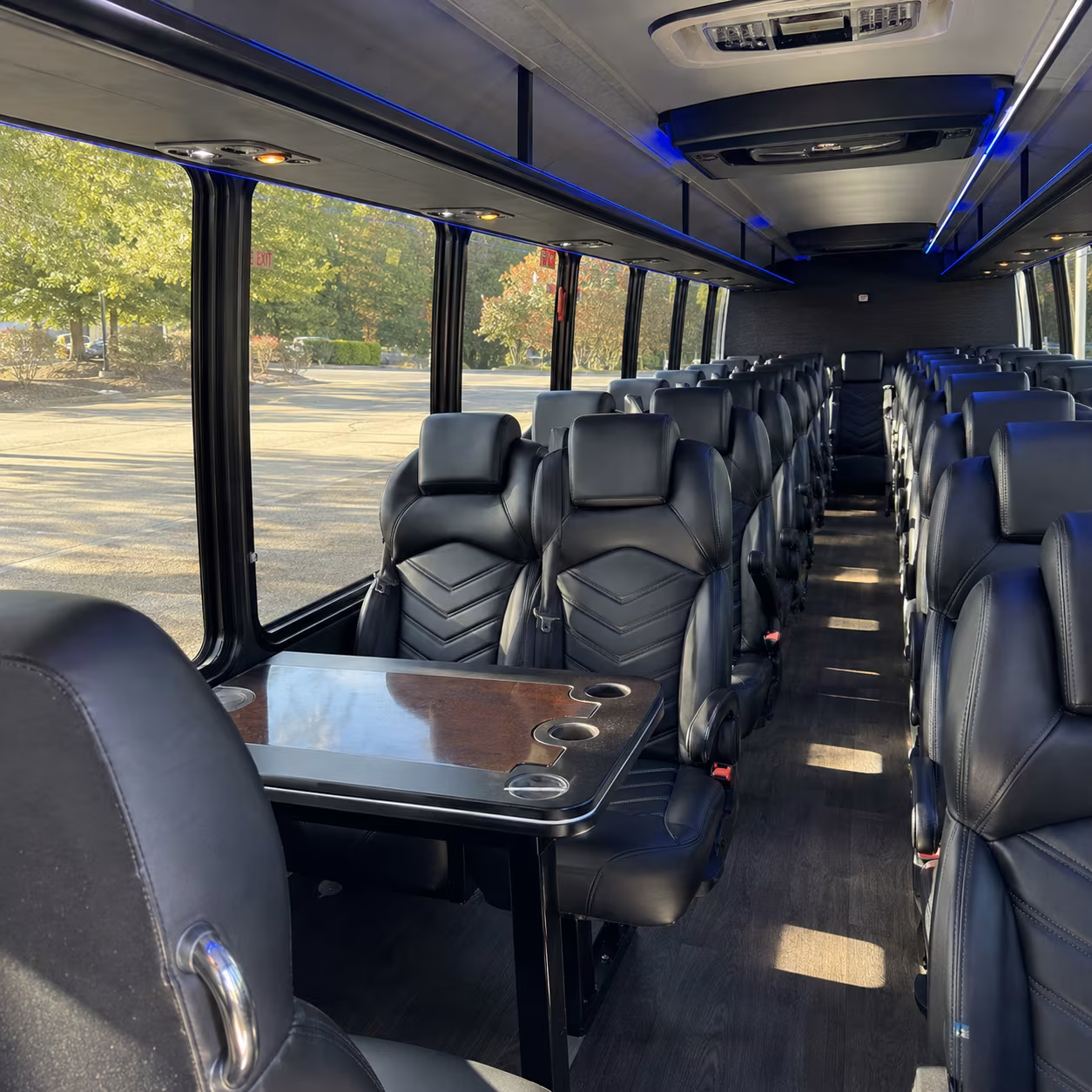 yorba linda wedding transportation onboard seating